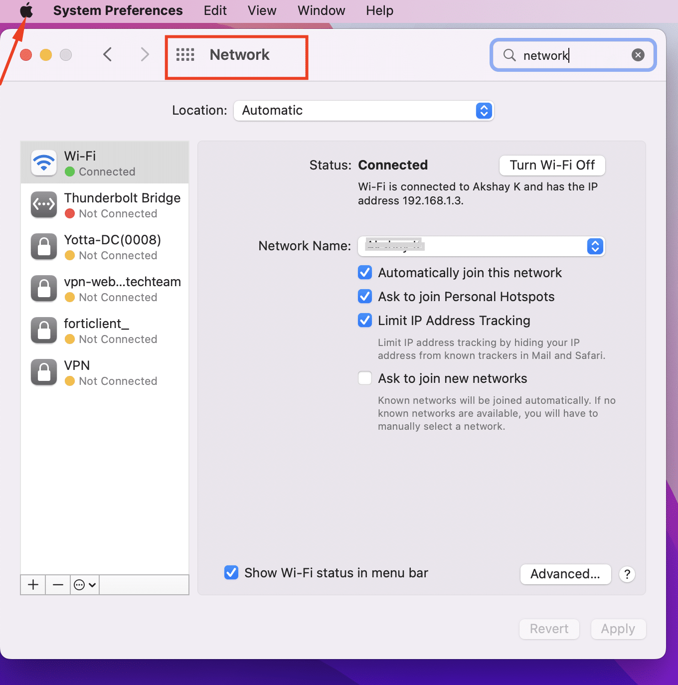 system preferences mac