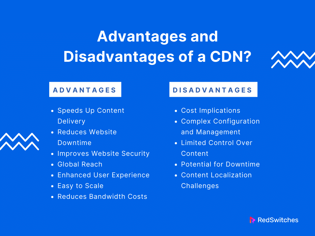 Advantages and disadvantages of CDN Integration