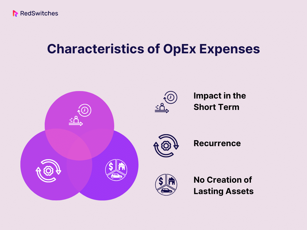 Characteristics of OpEx Expenses