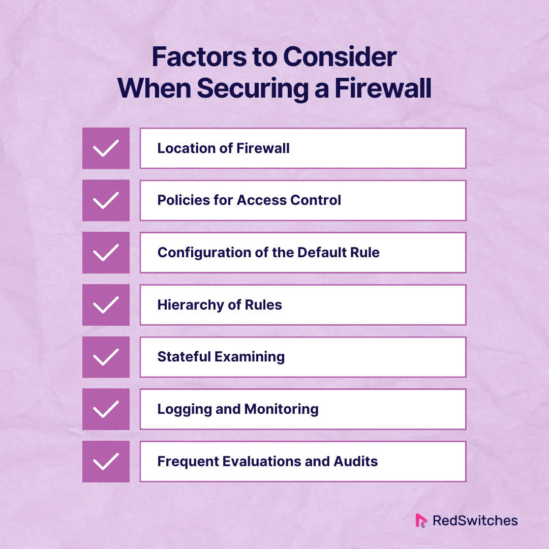 Factors to Consider When Securing a Firewall