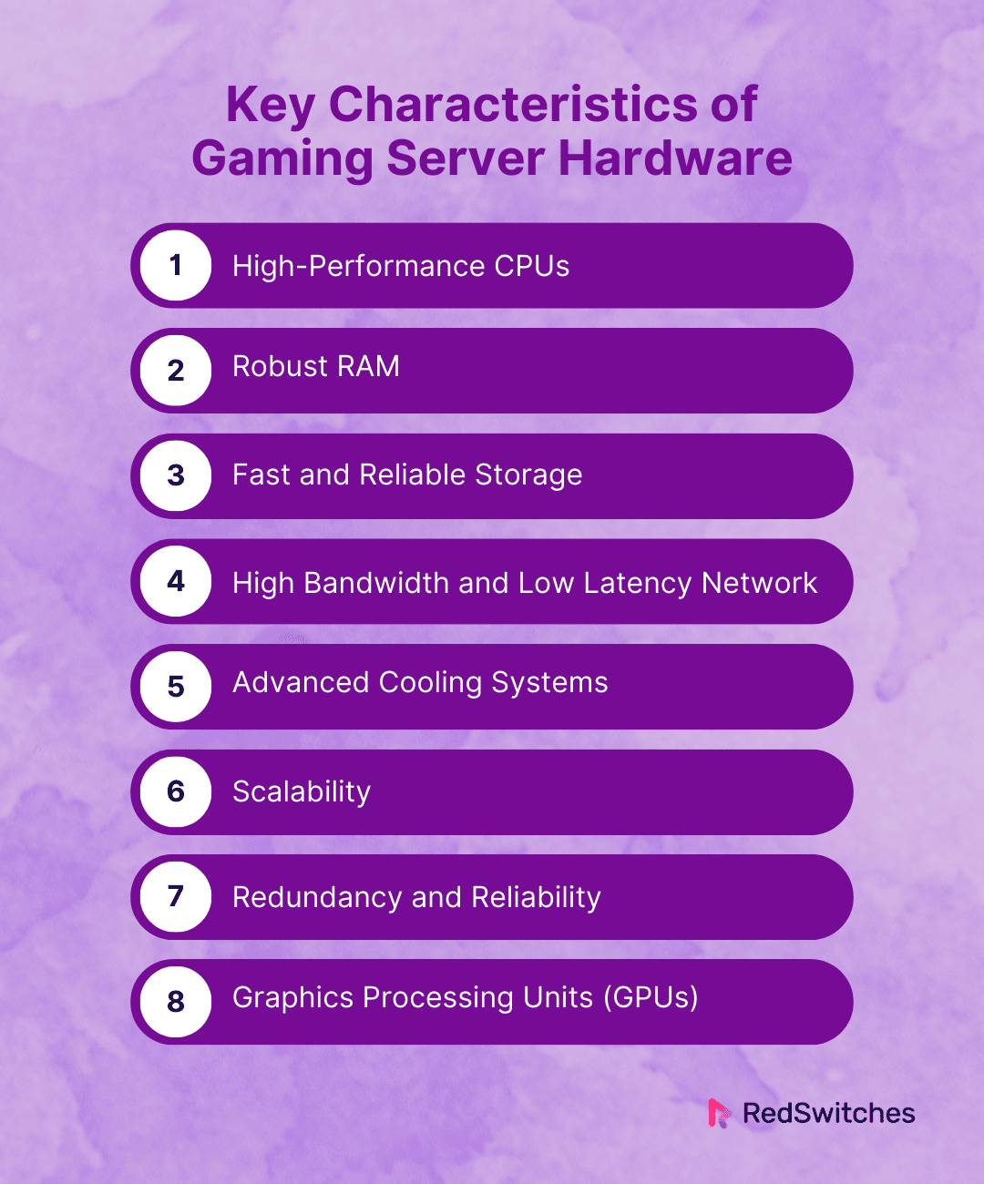 Key Characteristics of Gaming Server Hardware
