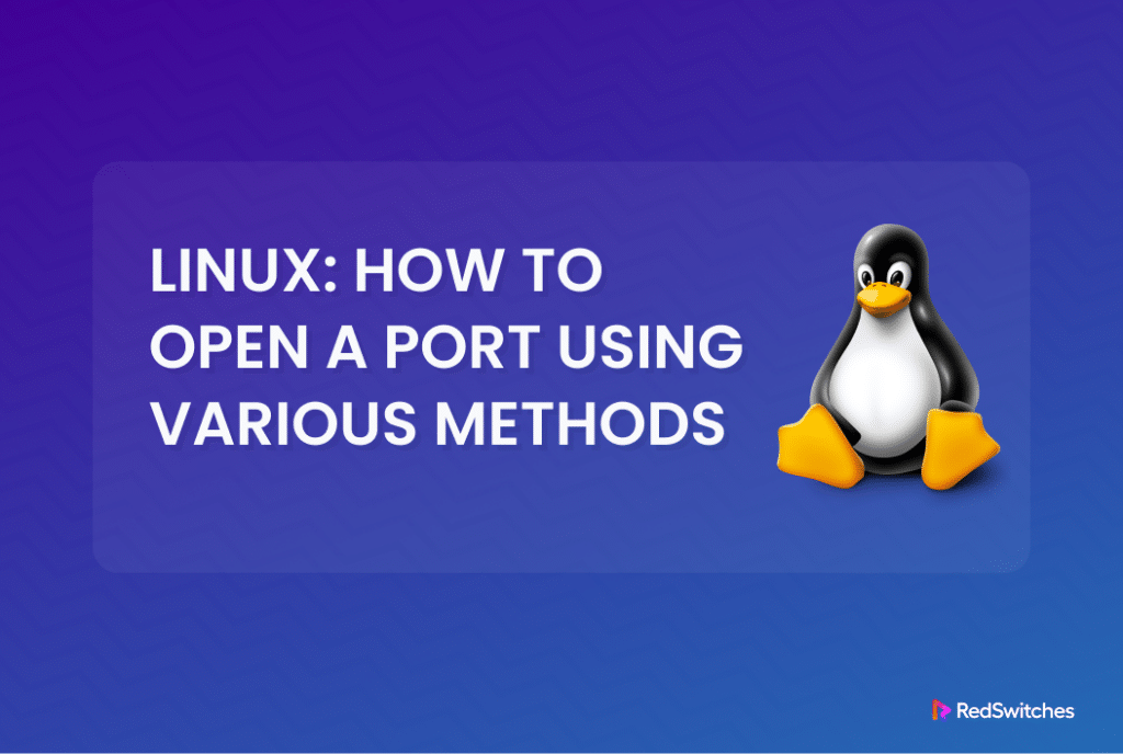 how to open port in linux