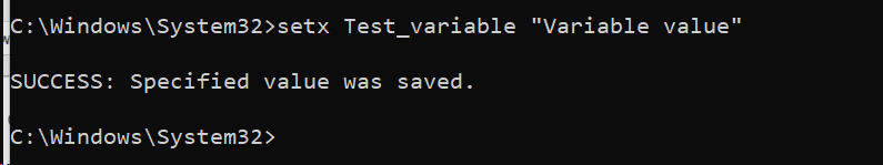 Method #2 Use the Command Prompt to Set Environment Variables