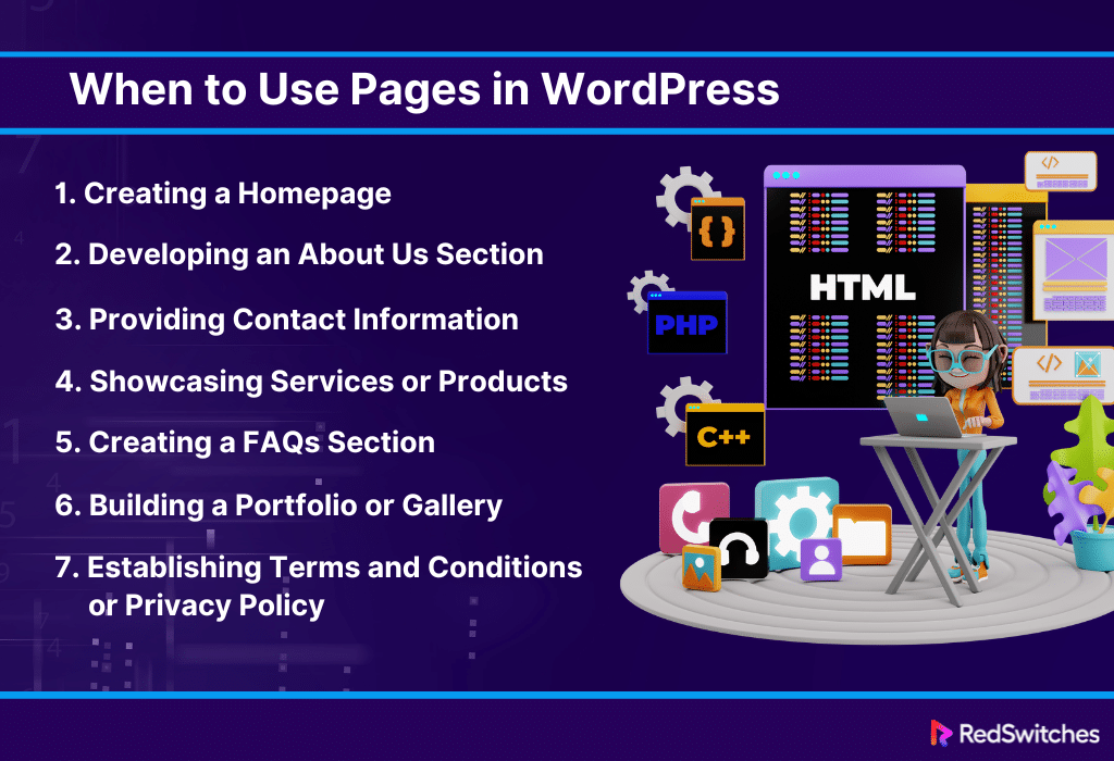 When to Use Pages in WordPress
