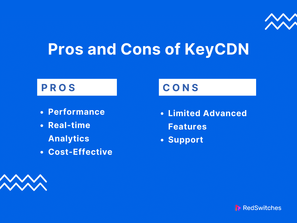 pros and cons of KeyCDN