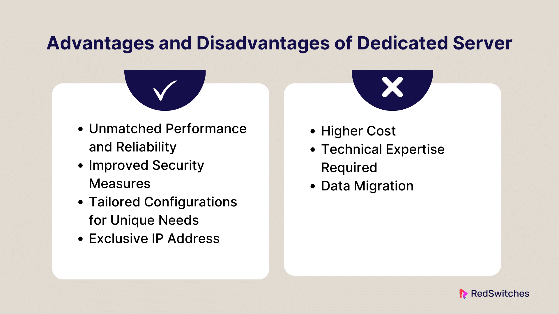 Advantages and Disadvantages of Dedicated Server