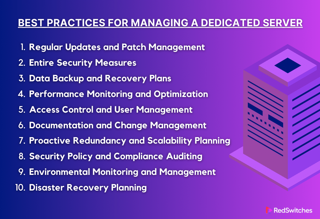 Best Practices for Managing a Dedicated Server