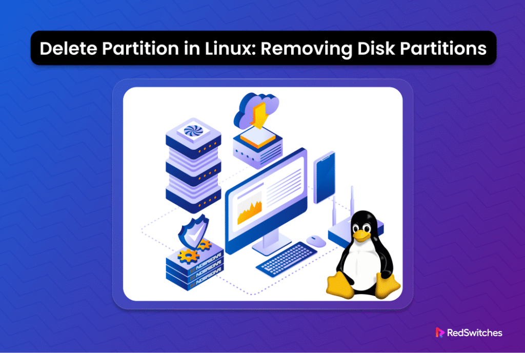 delete partitions in fdisk