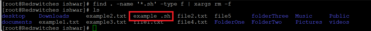 Integrate xargs with the find Command