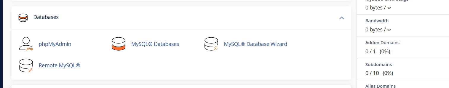 Method #1 Rename a MySQL Database Using cPanel