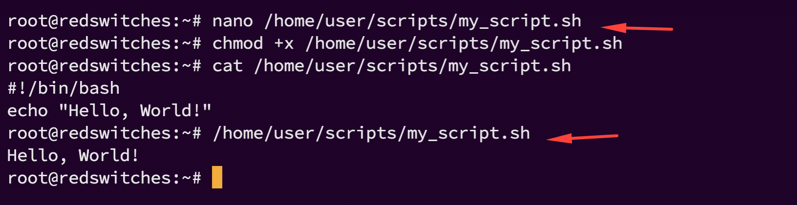 Run Bash Script by Specifying the Path