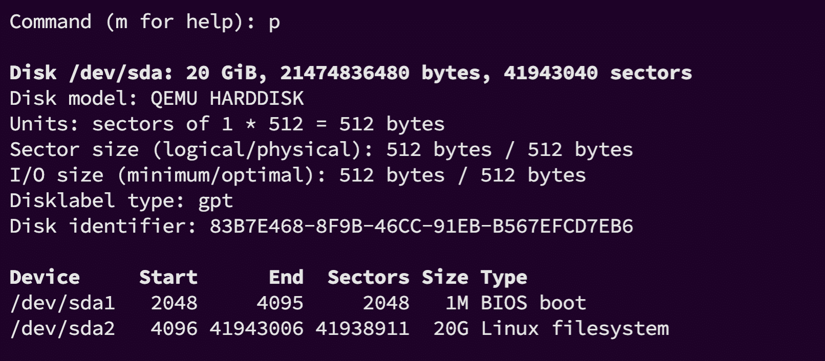 Verify Partition Deletion