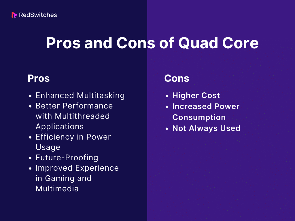 Pros and Cons of Quad Core