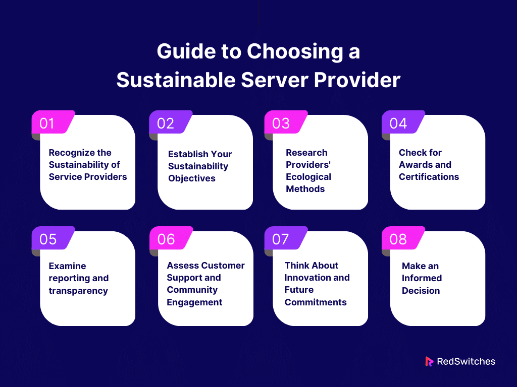 Guide to Choosing a Sustainable Server Provider
