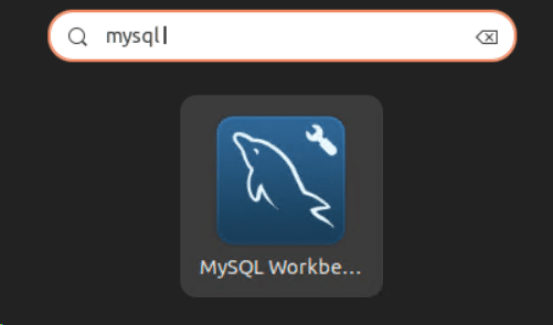 mysql workbench launch