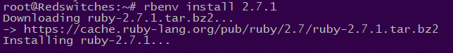 rbenv install 2.7.1