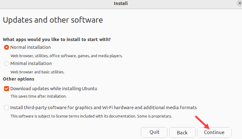 updates and other softwares