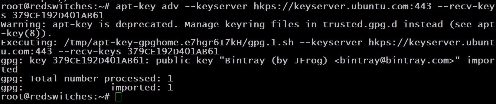 Authenticate the Package Source with the Repository Key