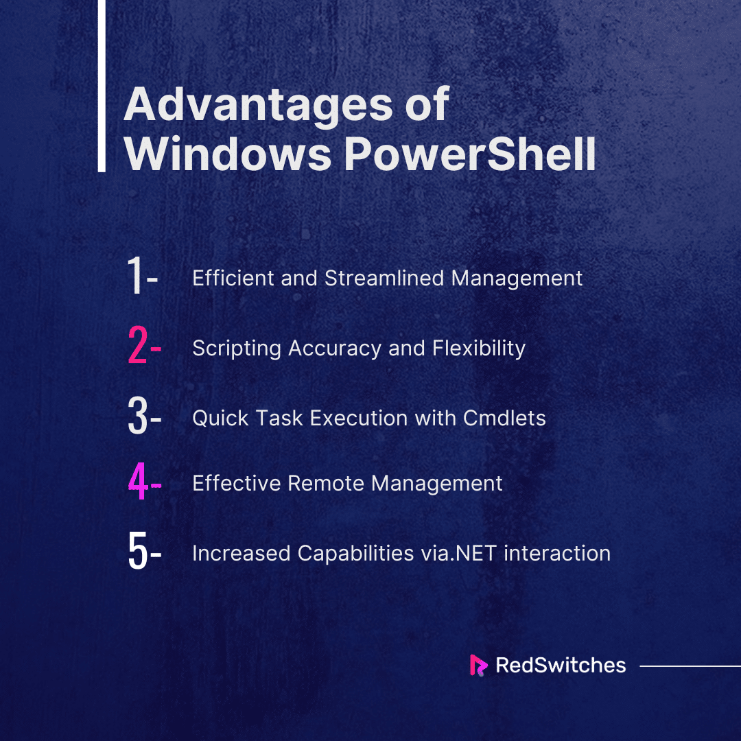 Advantages of Windows PowerShell