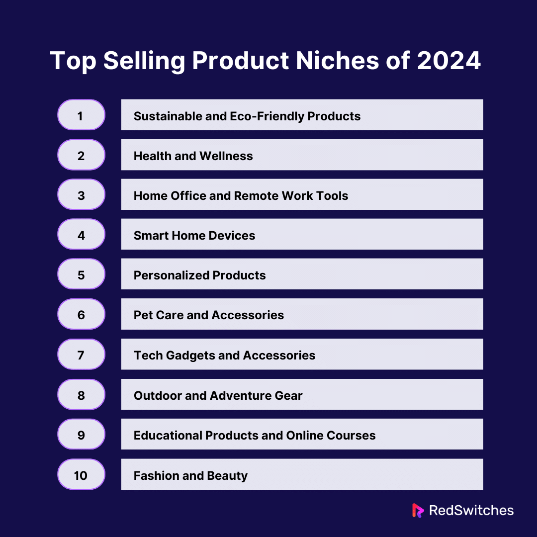 Top Selling Product Niches of 2024
