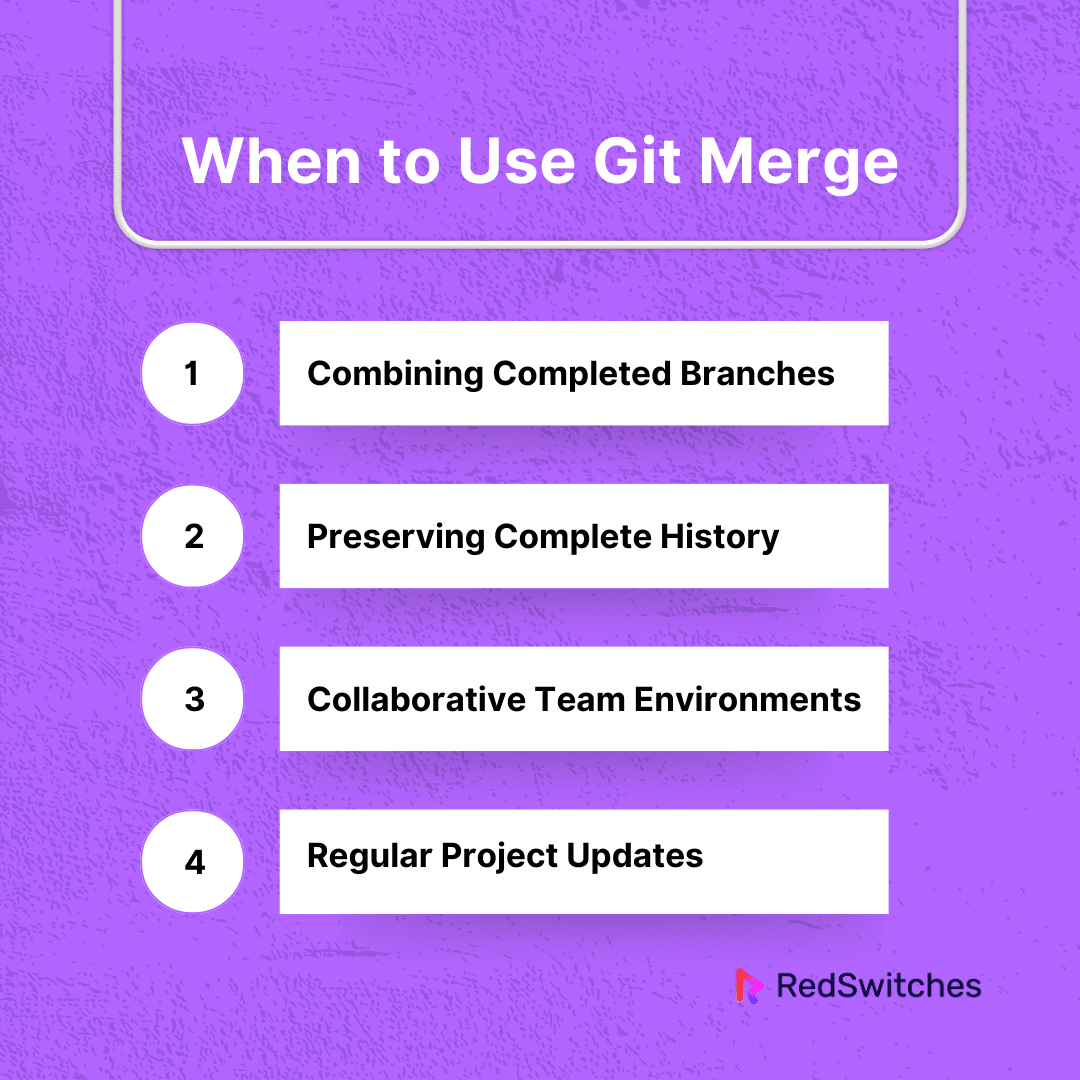 When to Use Git Merge?