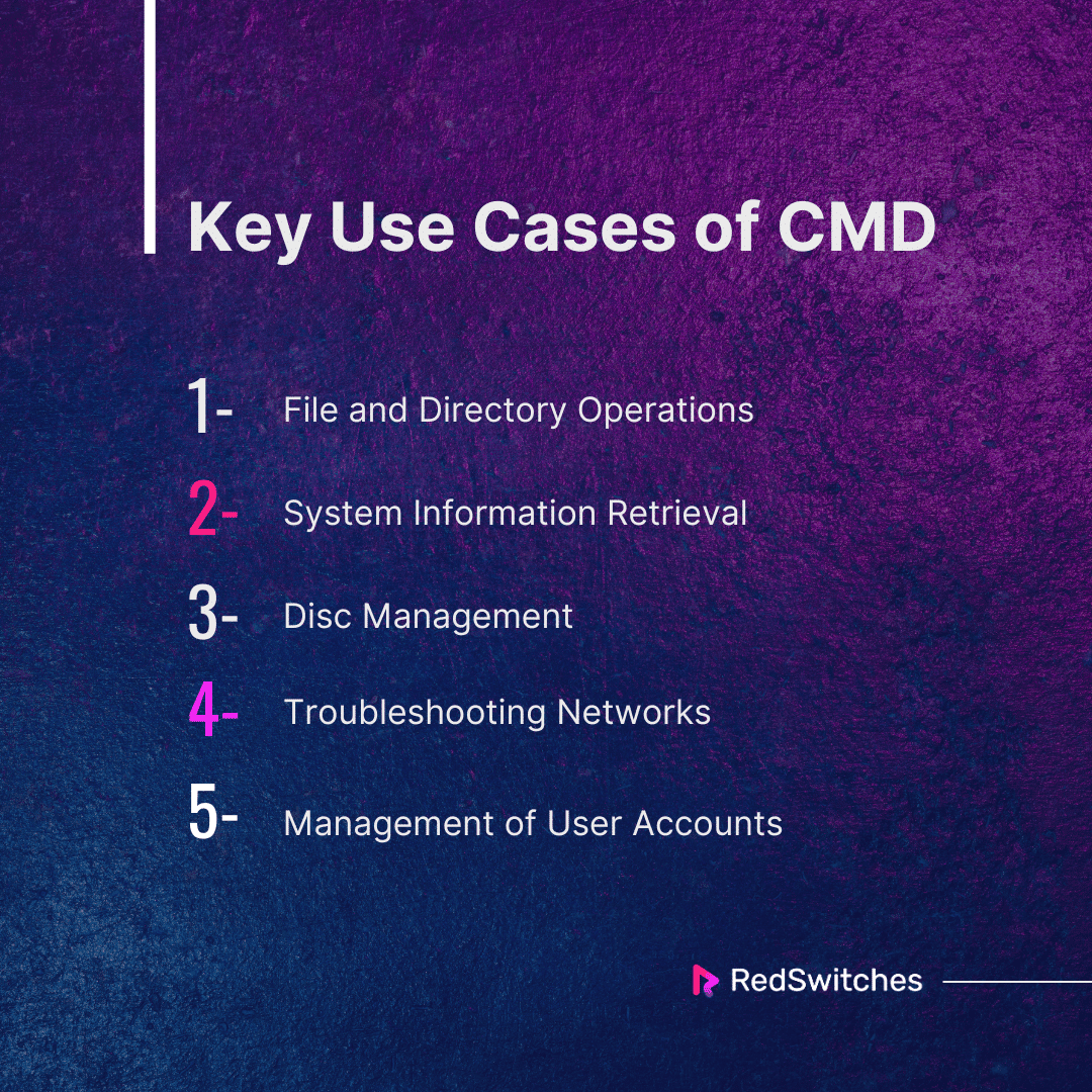 Key Use Cases of CMD