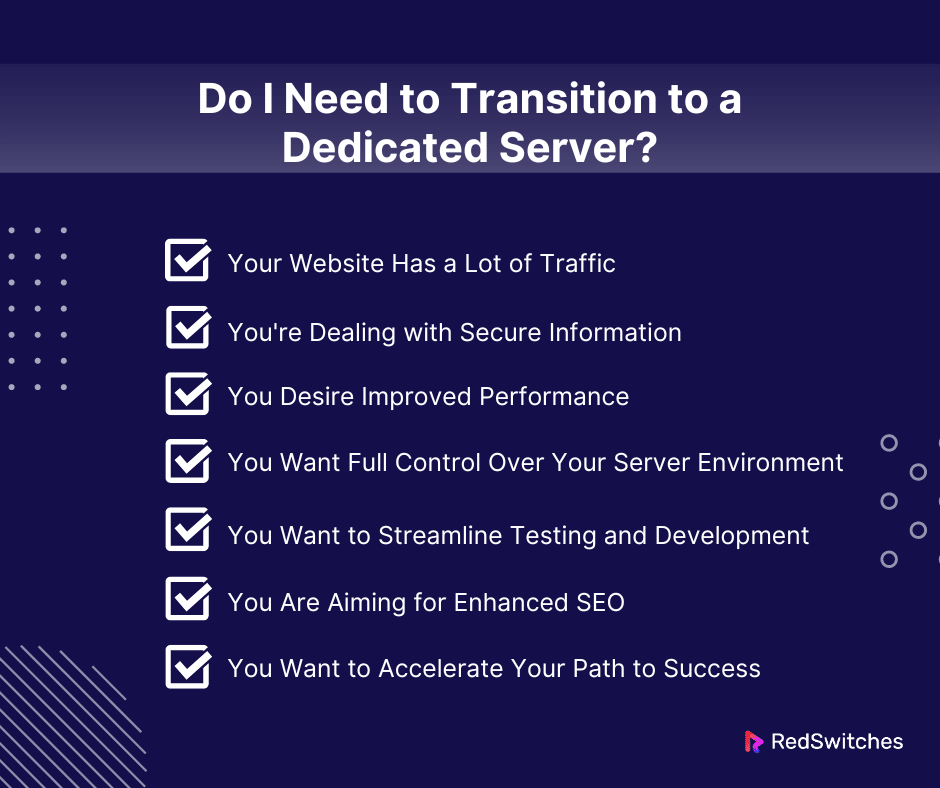 Do I Need to Transition to a Dedicated Server?