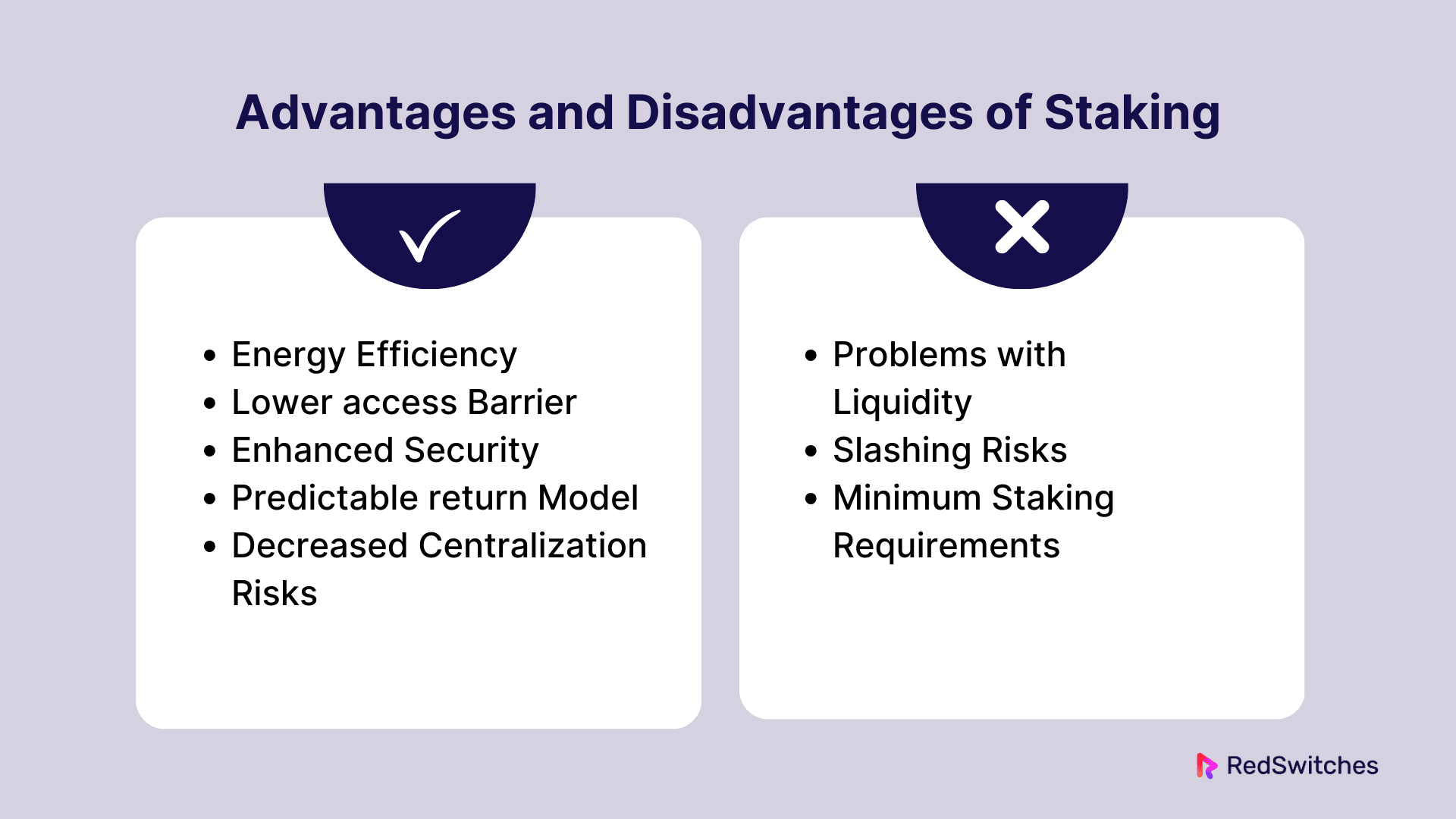 Advantages and Disadvantages of Staking