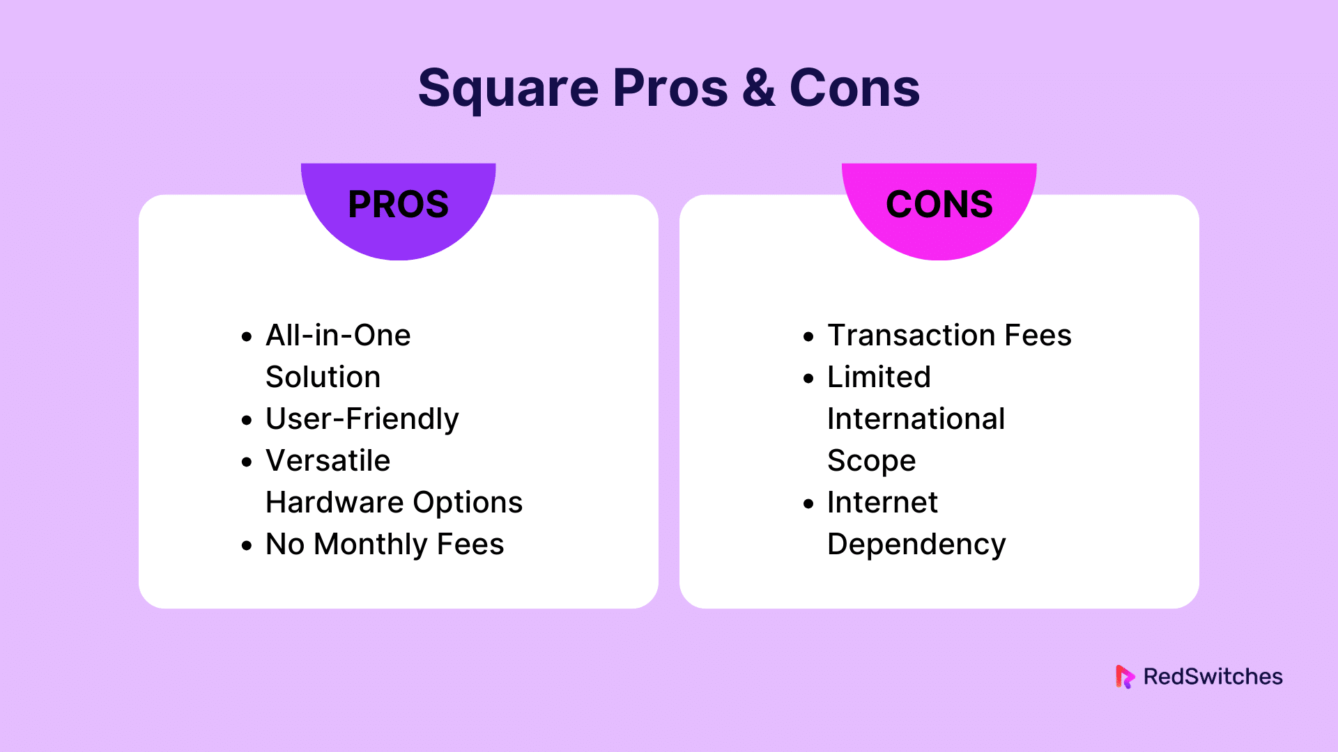 Square Pros & Cons