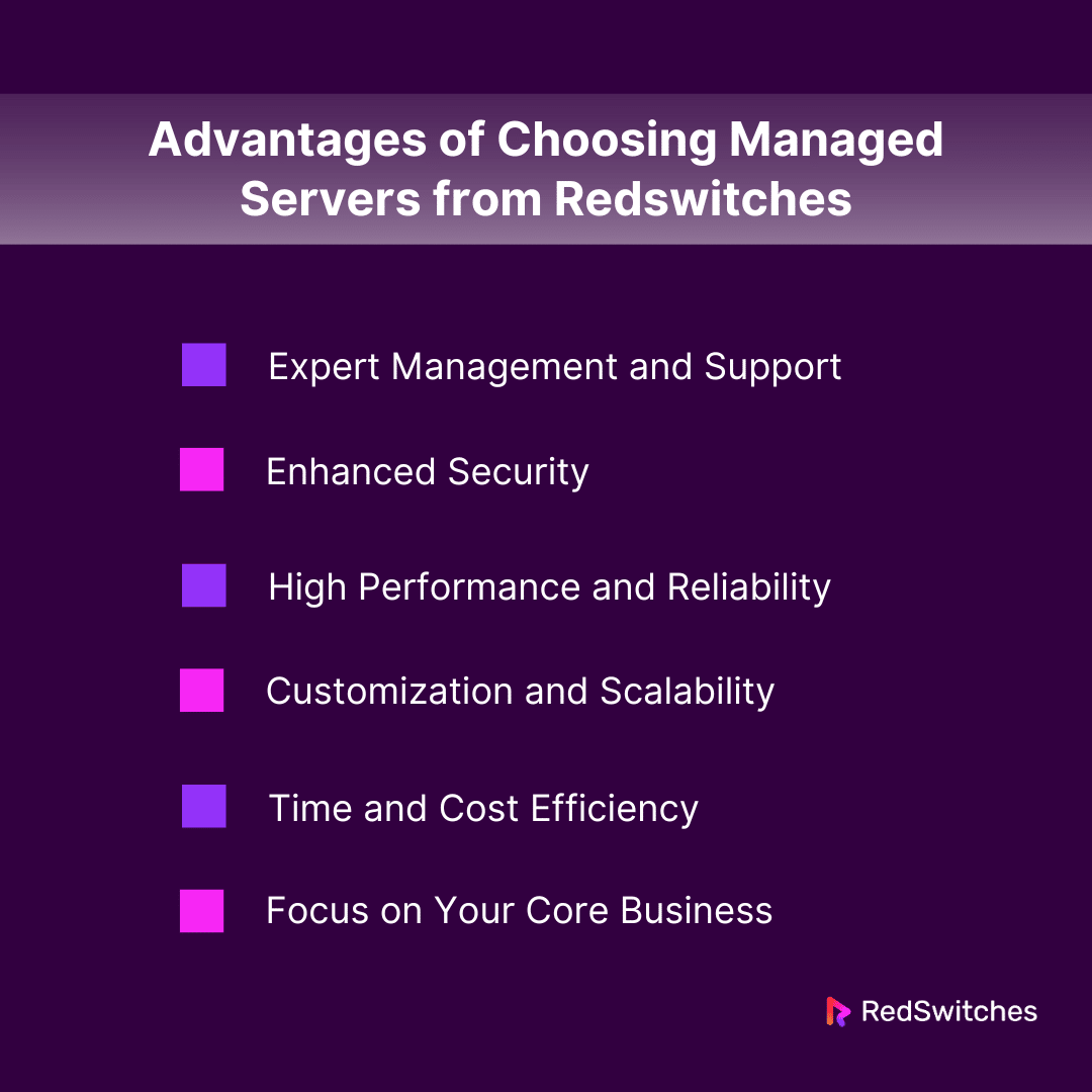 Advantages of Choosing Managed Servers from Redswitches