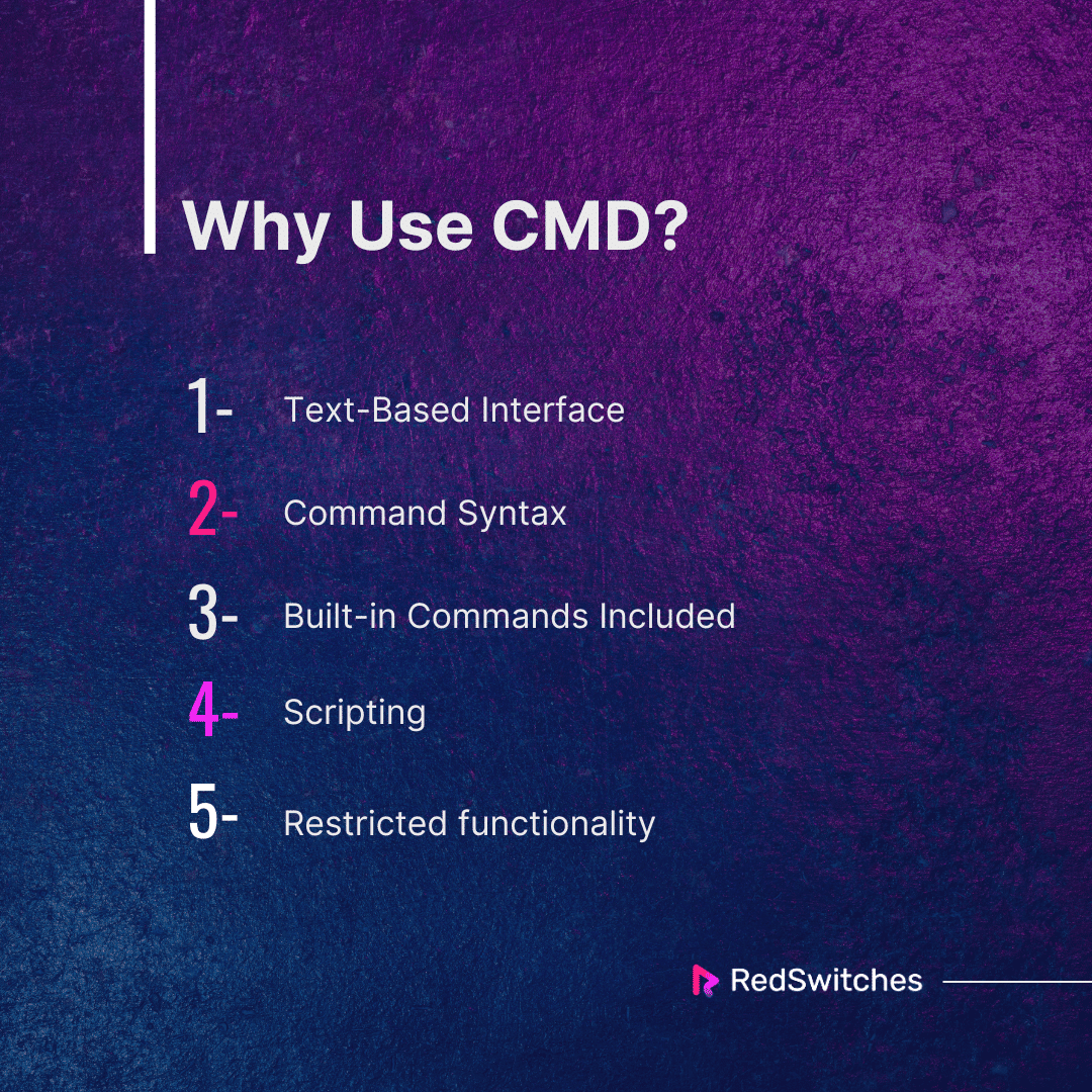 Why Use CMD?