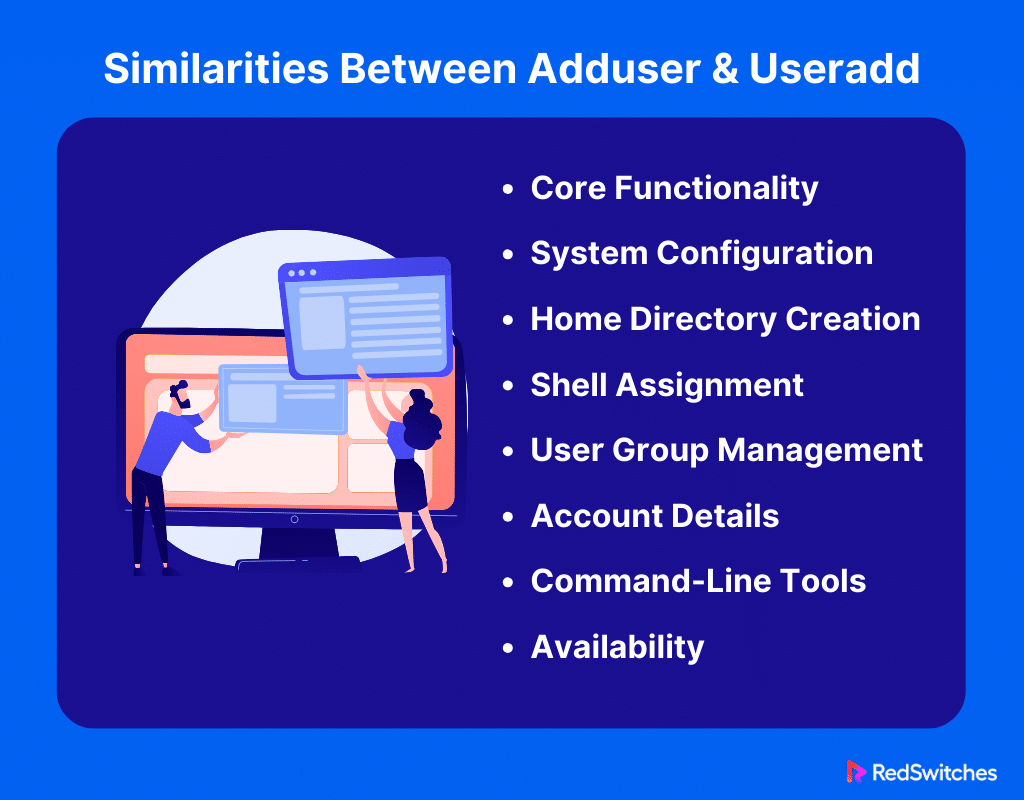 What are the Similarities Between Adduser and Useradd?