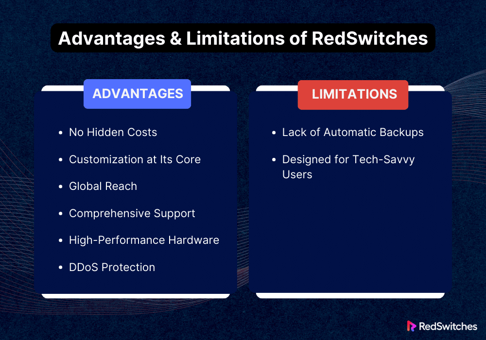 Advantages & Limitations of RedSwitches