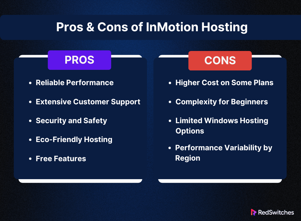 Pros & Cons of InMotion Hosting